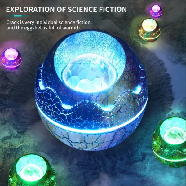 Dinosaur Egg Galaxy Lamp - Image 6